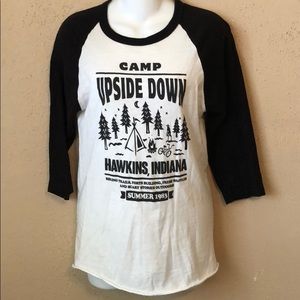 Stranger Things Baseball Tee - S